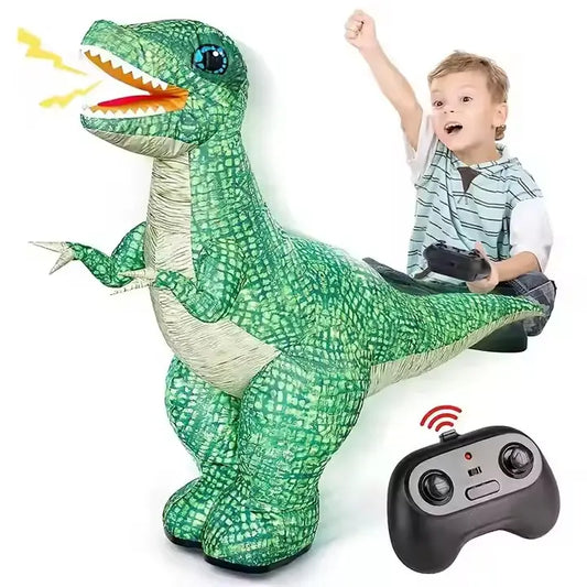 Dinosaurio T-rex Inflabe a control Remoto