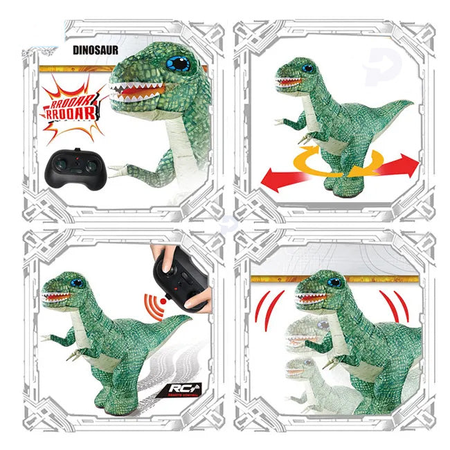 Dinosaurio T-rex Inflabe a control Remoto