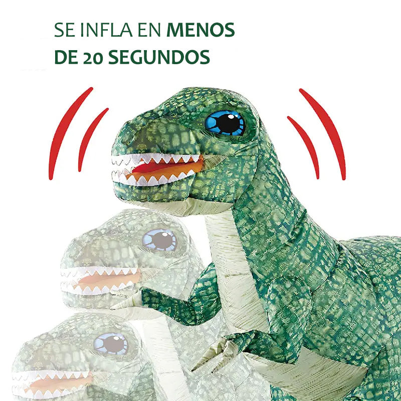 Dinosaurio T-rex Inflabe a control Remoto