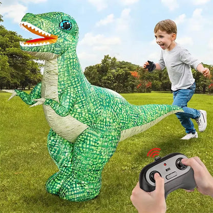 Dinosaurio T-rex Inflabe a control Remoto